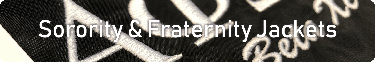 Sorority and Fraternity Jackets from Greek Letter Me